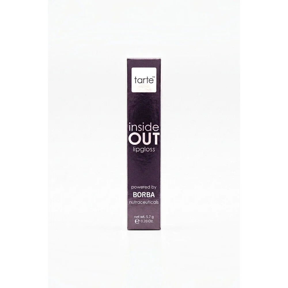 Tarte Inside Out Lipgloss R&R Powered by Borba 0.20 oz Discontinued Rare NIB